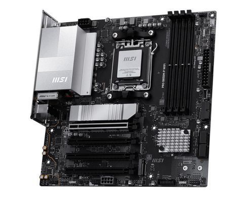 MSI Материнcька плата PRO B850M-P WIFI sAM5 B850 4xDDR5 M.2 HDMI DP WiFi BT mATX 911-7E71-001 фото