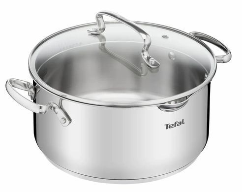 Tefal Каструля DUETTO+, 5л, з кришкою, нержавюча сталь, скло G7194656 фото