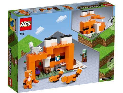 LEGO Конструктор Minecraft Лисья хижина 21178 21178 фото