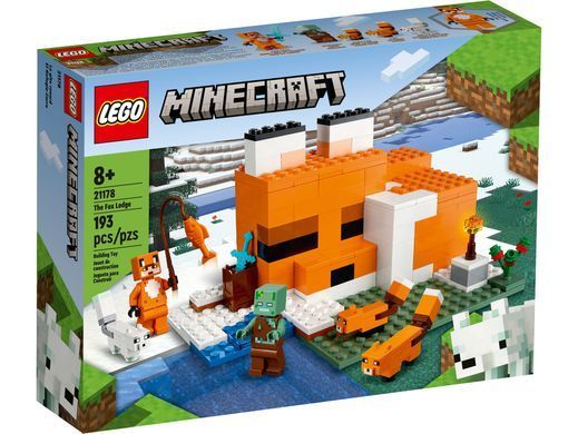 LEGO Конструктор Minecraft Лисья хижина 21178 21178 фото