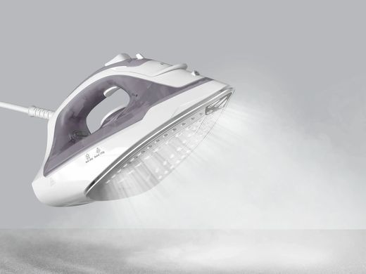 Tefal Праска Tefal Virtuo 30, 2000Вт, 240мл, паровий удар -120гр, постійна пара - 27гр, керам. підошва, сіро-фіолетовий FV2C43E0 фото