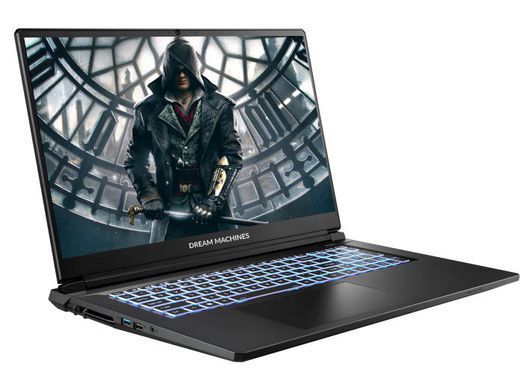 Dream Machines Ноутбук RT5050-17 17.3FHD IPS, AMD R7-260, 32GB, F1TB, NVD5050-8, DOS, чорний RT5050-17UA21 фото