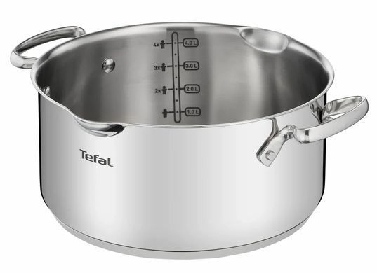 Tefal Каструля DUETTO+, 5л, з кришкою, нержавюча сталь, скло G7194656 фото