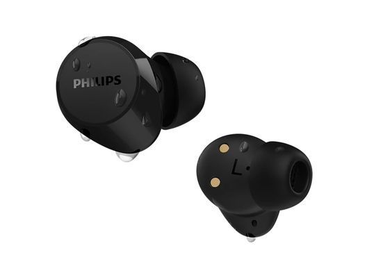 Philips Навушники TWS TAT1209 BT 5.3, IPX4, SBC, Touch control, Чорний TAT1209BK/00 фото