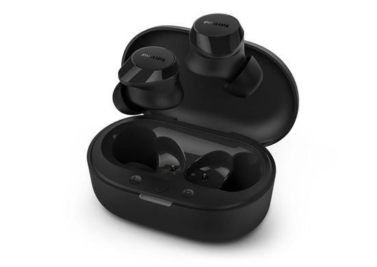 Philips Навушники TWS TAT1209 BT 5.3, IPX4, SBC, Touch control, Чорний TAT1209BK/00 фото