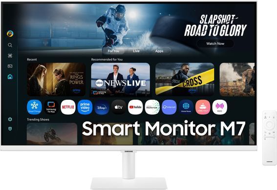 Samsung Монітор 32" S32FM703 2xHDMI, USB, Bluetooth, MM, VA, 3840x2160, 4ms LS32FM703UIXUA фото