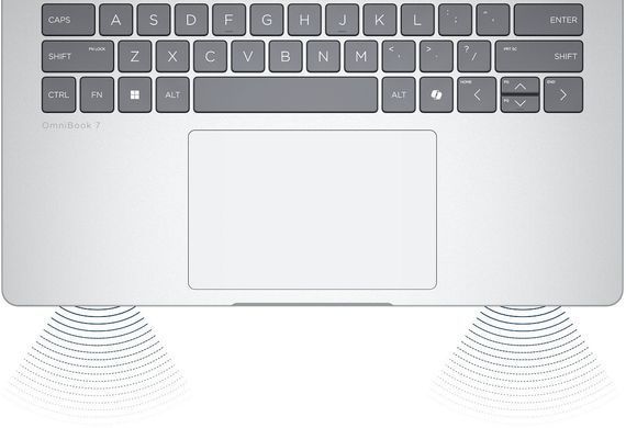 HP Ноутбук OmniBook 7 14-fs0000ua 14" WUXGA IPS AG, Intel 5-220H, 24GB, F1024GB, UMA, Win11P, сріблястий C3VH7EA фото