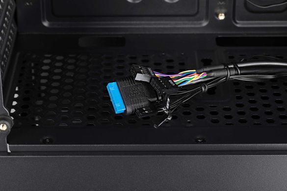 2E Gaming Корпус Calleo GB700 без БП 2xUSB3.0, 1xUSB 2.0 4x120мм ARGB VGA 320мм LCS ready контроллер с пультом TG Side Window mATX чёрный 2E-GB700 фото
