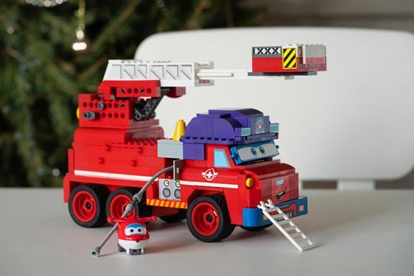 Super Wings Конструктор Small Blocks Buildable Vehicle Set Sparky, Спарки EU385011 фото