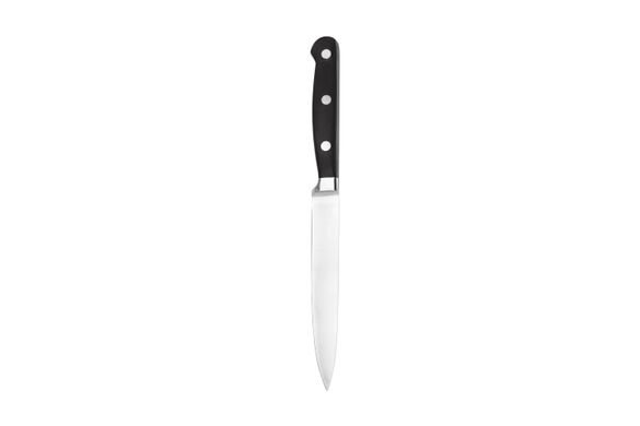 Кухонный нож универсальный Ardesto Black Mars, 25,2 см, длина лезвия 12,7 см, черный, нерж.сталь, дерево AR2034SW фото