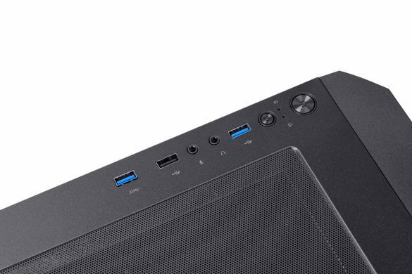 2E Gaming Корпус Calleo GB700 без БП 2xUSB3.0, 1xUSB 2.0 4x120мм ARGB VGA 320мм LCS ready контроллер с пультом TG Side Window mATX чёрный 2E-GB700 фото