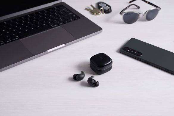 Sony Навушники TWS LinkBuds Fit BT 5.3, ANC, IPX4, SBC, AAC, LDAC, LC3, Mic, Чорний WFLS910NB.CE7 фото