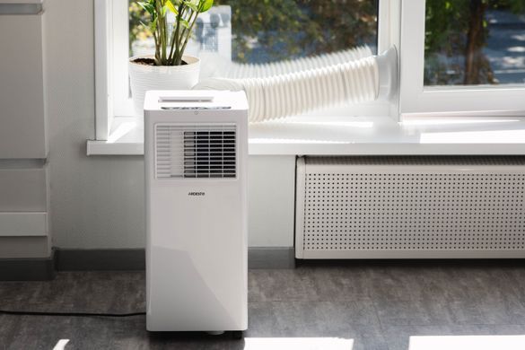 ARDESTO Кондиціонер мобільний Ardesto CoolFlex 25м2 on/off 9000BTU 2.5кВт A/- R290 білий