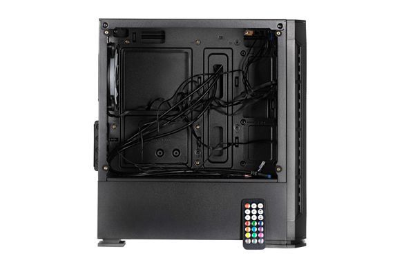 2E Gaming Корпус Calleo GB700 без БП 2xUSB3.0, 1xUSB 2.0 4x120мм ARGB VGA 320мм LCS ready контроллер с пультом TG Side Window mATX чёрный 2E-GB700 фото