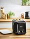 Tefal Тостер Includeo 850Вт, розморожування, щипці, термопластик, чорний