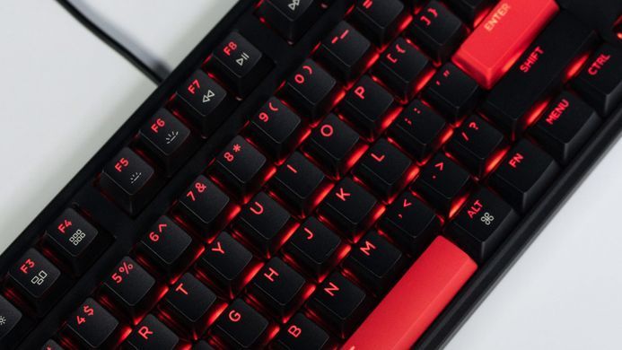 Lemokey Клавиатура механическая X3 104Key, Keychron Red, USB-A, QMK/VIA, Hot-Swap, EN/UKR, RGB, черный X3-H1-UA фото
