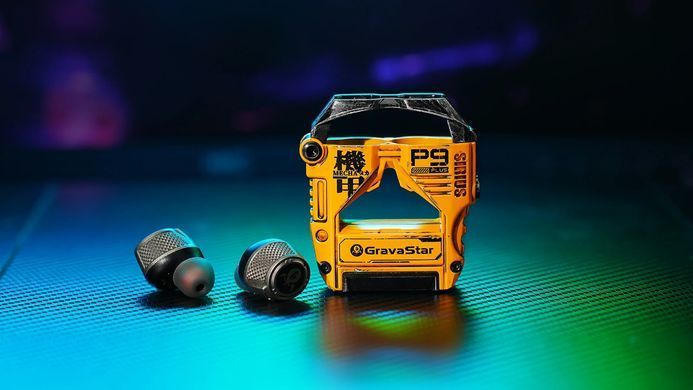 GravaStar Навушники TWS Sirius Plus, BT 5.3, жовтий GSP9PLUS_YLW фото