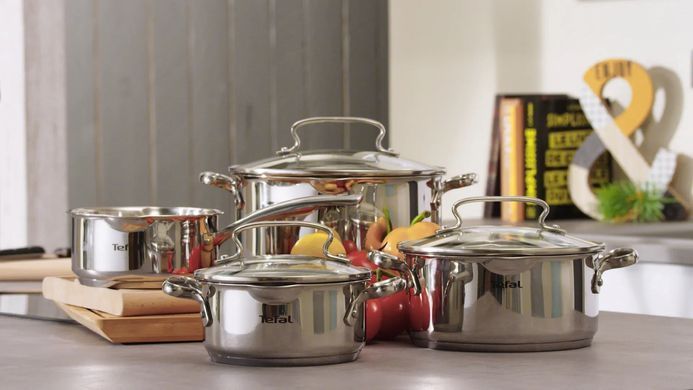 Tefal Каструля DUETTO+, 5л, з кришкою, нержавюча сталь, скло G7194656 фото