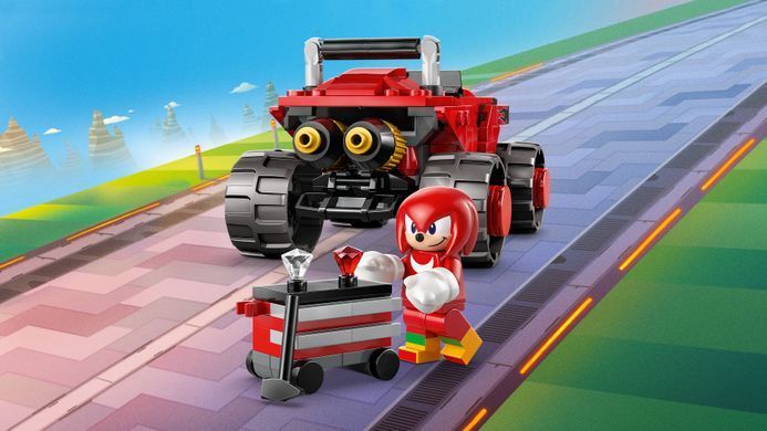 LEGO Конструктор LEGO Sonic Автомобіль Сільвера vs. монстр вантажівки Наклза 77118 фото