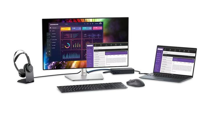 Dell Монітор 27" U2724D HDMI, DP, USB, Audio, IPS, 2560x1440, 120Hz, sRGB 100%, Pivot 210-BKVB фото