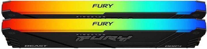 Kingston Пам'ять ПК DDR4 32GB KIT (16GBx2) 3200 FURY Beast RGB KF432C16BB2AK2/32 фото