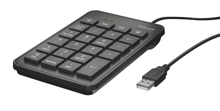 Клавиатура числовая Trust Xalas USB Numeric Keypad BLACK 22221_TRUST фото