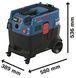 Bosch Пылесос профессиональный GAS 400 A, 1200Вт, 240мБар, контейнер 40л, 14кг 6 - магазин Coolbaba Toys