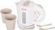Електрочайник Tefal Travel-o-city&nbsp;, 0,5л, STRIX, пластик, в комплекті 2 склянки + 2 ложки, біло-бежевий 4 - магазин Coolbaba Toys