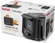 Tefal Тостер Includeo 850Вт, розморожування, щипці, термопластик, чорний