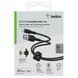 Belkin Кабель USB-A - Lightning витой, силиконовый, с ремешком на магните, 1м, черный 2 - магазин Coolbaba Toys