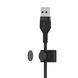Belkin Кабель USB-A - Lightning витой, силиконовый, с ремешком на магните, 1м, черный 3 - магазин Coolbaba Toys