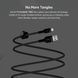 Belkin Кабель USB-A - Lightning витой, силиконовый, с ремешком на магните, 1м, черный 17 - магазин Coolbaba Toys