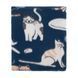 ARDESTO Плед Ardesto Fleece 130x160см, 100% поліестер, котики, синій
