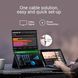 ASUS Монітор портативний Asus 2x14" ZenScreen DUO MQ149CD mHDMI, 2xUSB-C, OLED, 1920x1200, 16:10, DCI-P3 100%, HDR400, Cover 3 - магазин Coolbaba Toys
