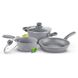 Набор посуды из 5 предметов Lamart LT1095 с мраморным покрытием Stone 5 - магазин Coolbaba Toys