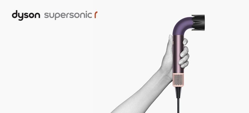 Dyson Фен Dyson HD17 Supersonic R Jasper/Plum, 1700Вт, 3 режими, іонізація, хол. обдув, 5 насадок, фіолетовий 123486-01 фото