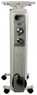 Масляный радиатор RM Electric, 9 секций, 2000Вт, 20м кв., 3 режима работы, дополнительно увлажнитель и вешалка-сушилка RM-02002E фото