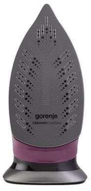 Gorenje Праска , 2800Вт, 280мл, паровий удар -50гр, верт. відпарювання, антинакип, керам. підошва, фіолетовий SIK2800BKV фото