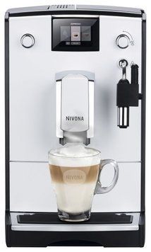 Кавомашина Nivona CafeRomatica, 2,2л, зерно+мелена, ручний капуч, авторецептів -5, сіро-чорний NICR560 фото