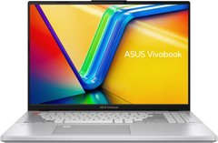 ASUS Ноутбук Vivobook Pro 16X K6604JV-K8079 16" WQXGA IPS, Intel i9-13980HX, 32GB, F1TB, NVD4060-8, NoOS, Сріблястий 90NB1101-M00390 фото
