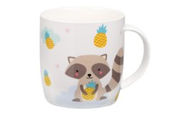 Чашка Ardesto Cute raccoon, 350 мл, порцеляна AR3415 фото
