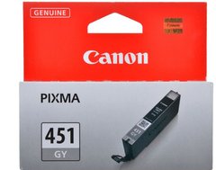 Картридж Canon CLI-451GY (Grey) PIXMA MG6340 6527B001 фото