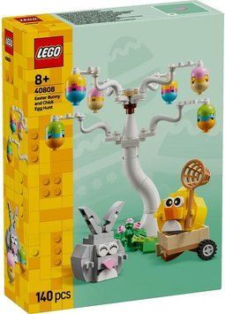 LEGO Конструктор LEGO Iconic Великодній кролик і полювання на курячі яйця 40808 фото