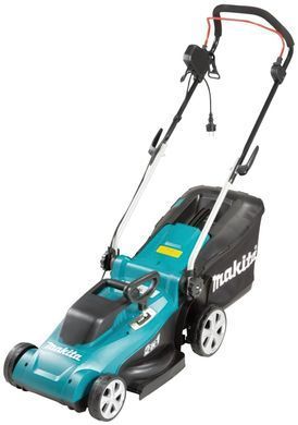 Makita Газонокосилка ELM3720, 1400Вт, 37см, 40л, 11.6 кг, до 500м2, 20-75мм ELM3720 фото
