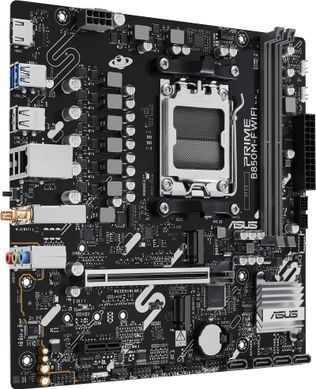 ASUS Материнcкая плата PRIME B850M-F WIFI sAM5 B850 2xDDR5 M.2 HDMI Wi-Fi BT mATX 90MB1N80-M0EAY0 фото