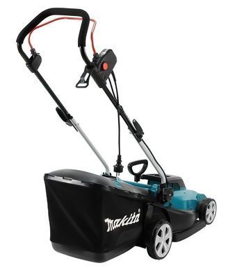 Makita Газонокосилка ELM3720, 1400Вт, 37см, 40л, 11.6 кг, до 500м2, 20-75мм ELM3720 фото