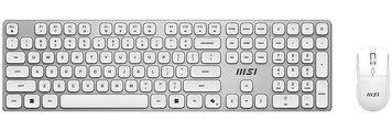 MSI Комплект клавиатура и мышь MSI FORGE K210 W COMBO WHITE UA, Wireless S11-43UA305-Y92 фото