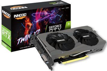 Inno3d Видеокарта GeForce RTX 3050 8GB GDDR6 Twin X2 N30502-08D6-1711VA41 фото