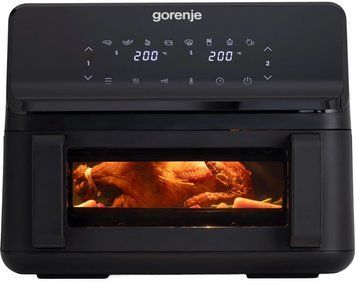 Gorenje Мультипіч 2700Вт, чаша-9л, сенсорне керування, 8 авто. програм, пластик, чорний AF2700BP фото