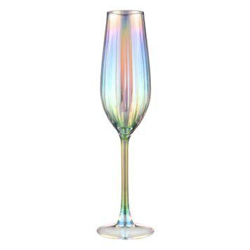 ARDESTO Champagne glasses set Black Mars 250ml, 2pcs, glass, transparent AR2625EL фото